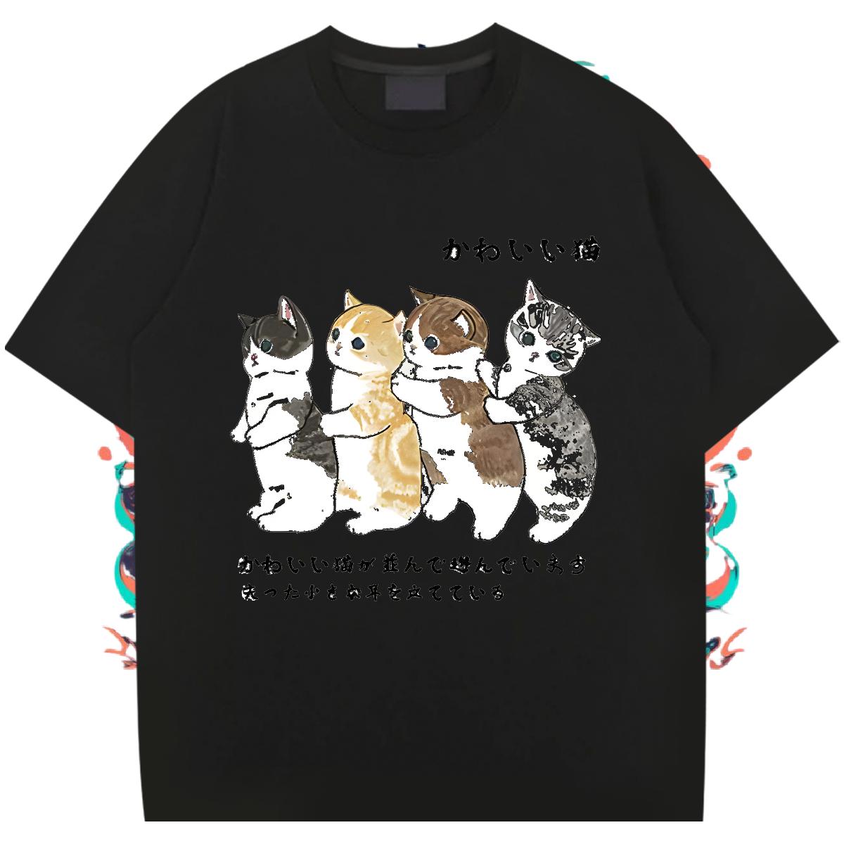 2024 Designer T-Shirts DIY Casual Men Tshirts O-Neck Short Sleeve Cotton Loose