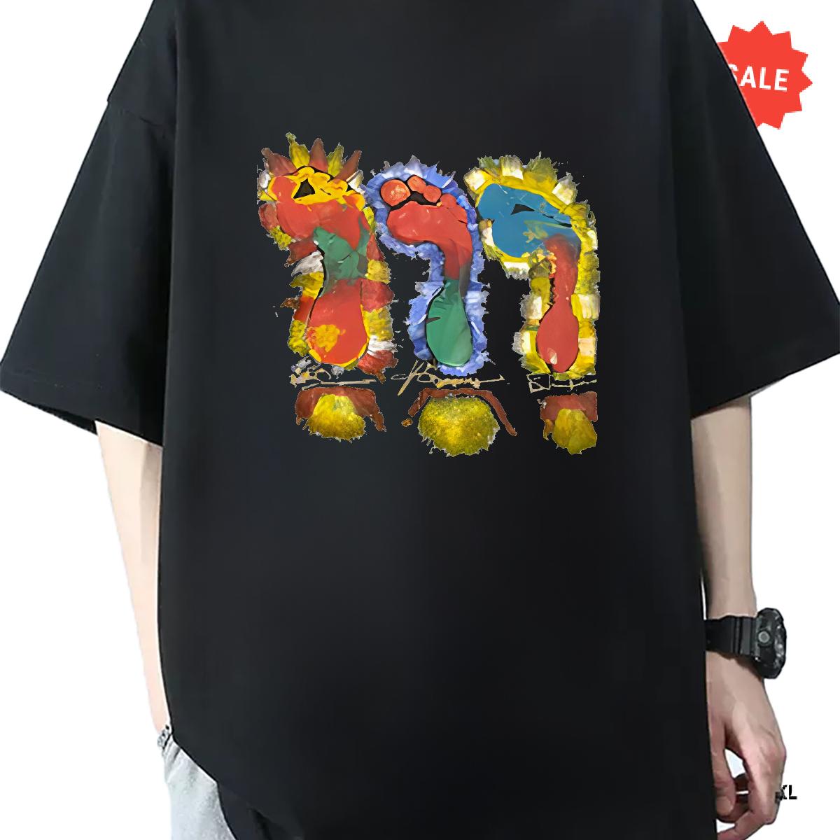 Cool Design Men Clothes T-Shirt Breathable Crew Neck Hip Hop Street T-Shirts for Men Custom Printed Fashion New Polos