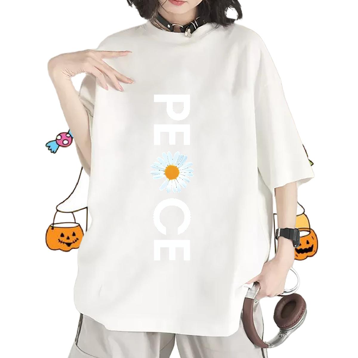 Breathable Short Sleeve Women T Shirts Brand High Street Hip Hop Women Tees Custom Print Plus Size Wholesale Tee Shirt