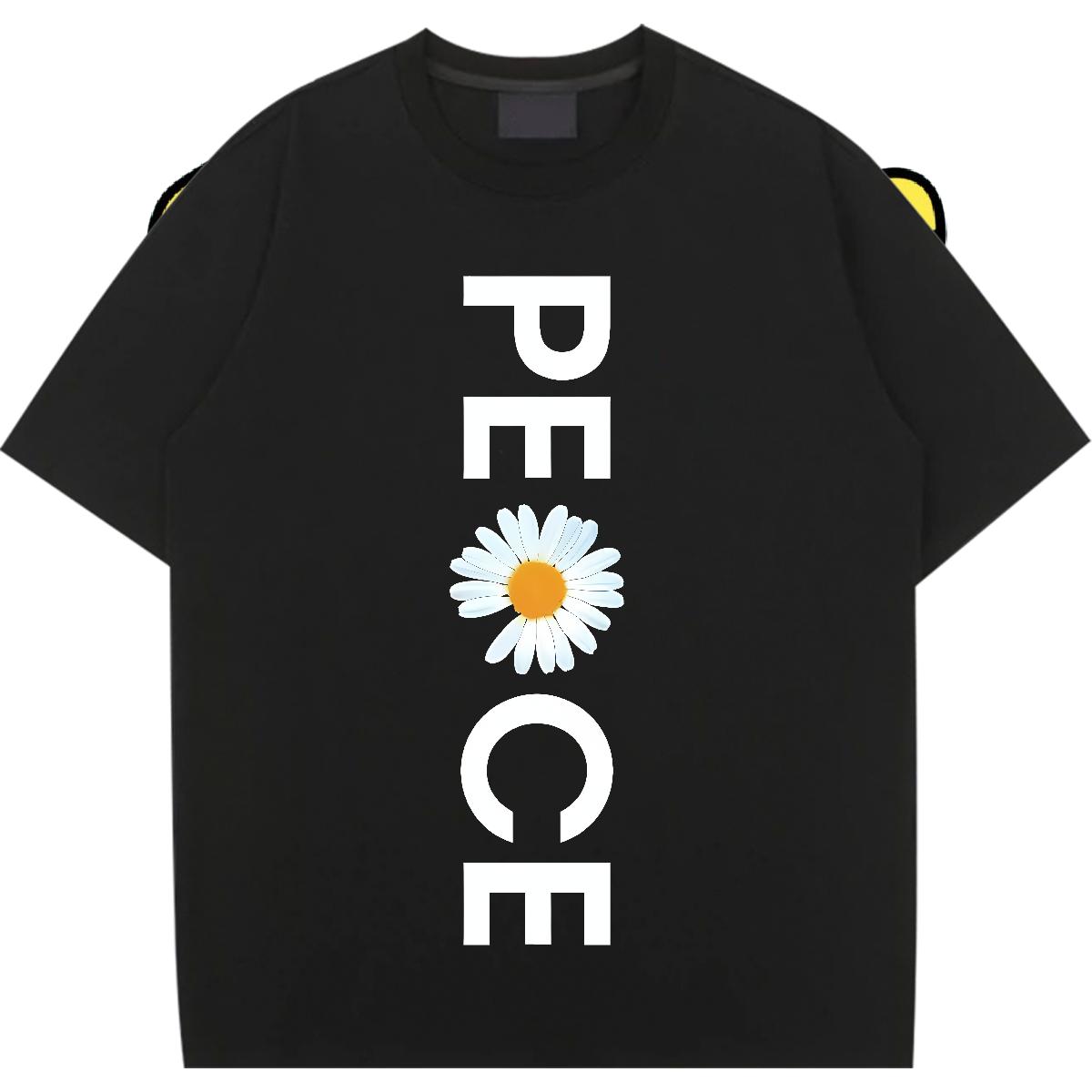 Popular Womens T Shirts Cotton Breathable Short Sleeve Tees Shirts Daily Outfit Custom Tshirt for Man Woman DIY Anime