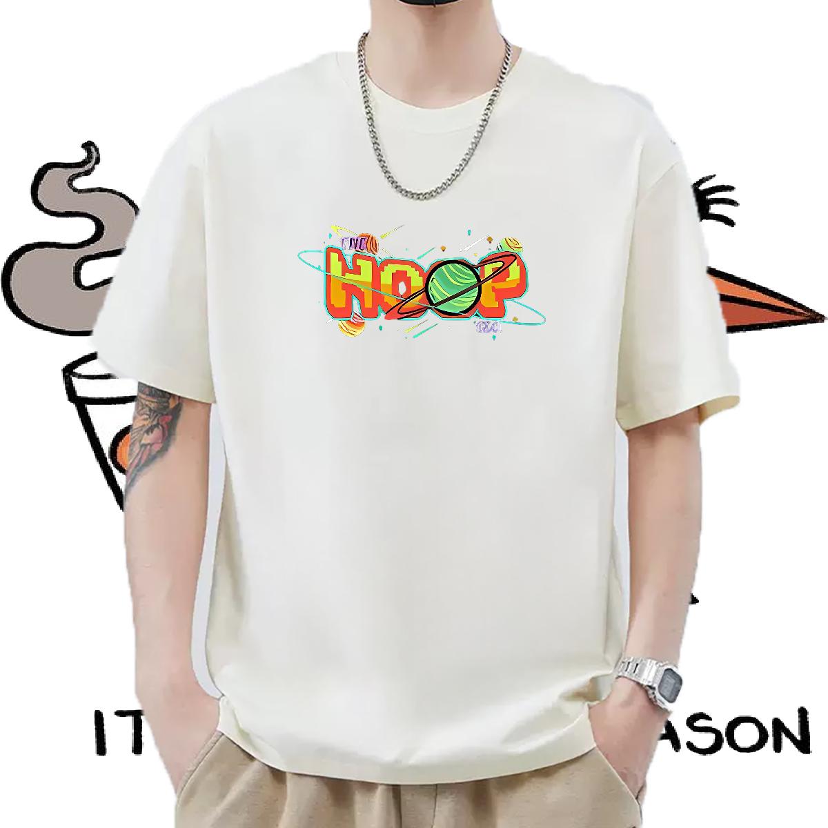 Brand Couples T Shirts Round Neck Short Sleeve Anime Printing Street Man T Shirts Oversized S-3XL New Designer Tees