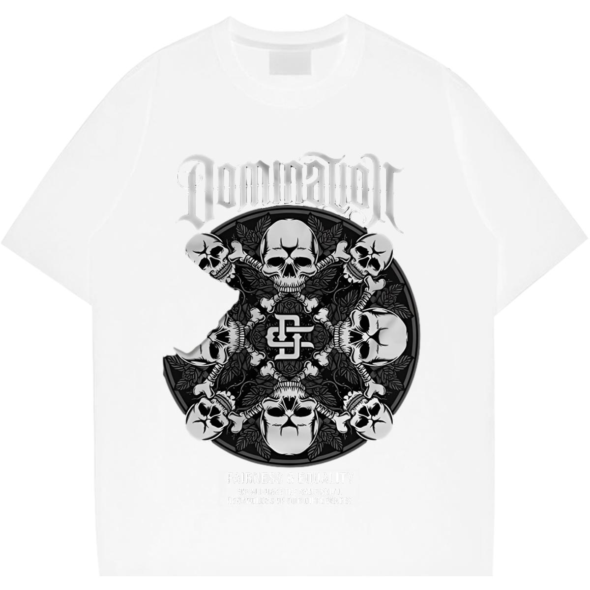 Fashion Design Men T Shirts Cartoon Print Men Tshirts Street Breathable Crew Neck Cotton Soft Tee Shirt