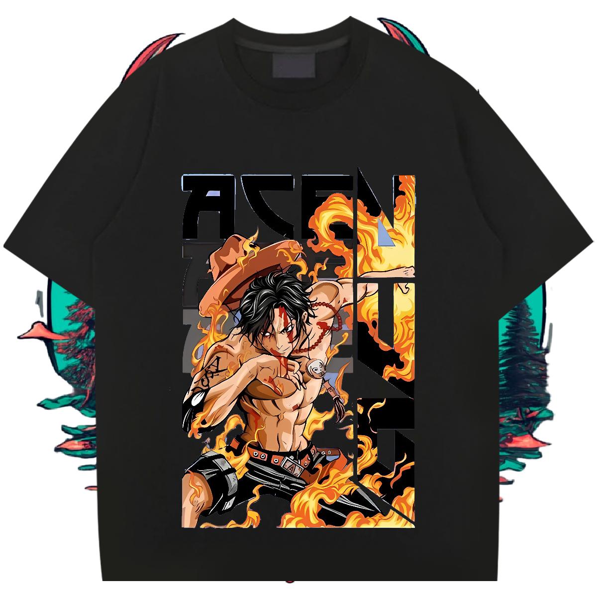 5A Men Tees Cotton Breathable Street Casual T shirt DIY Anime Fashion Designer Tops