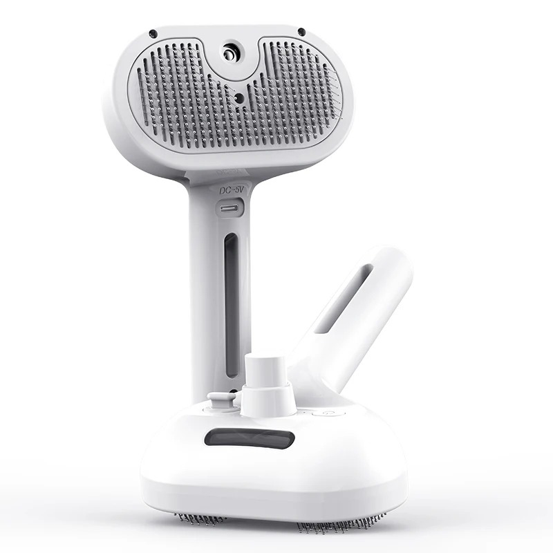 Pet Automatic Spray Hair Comb Cat Hair Straightening Brush for Pets Dog Rechargeable Hair Removal Comb Cat Grooming Brush
