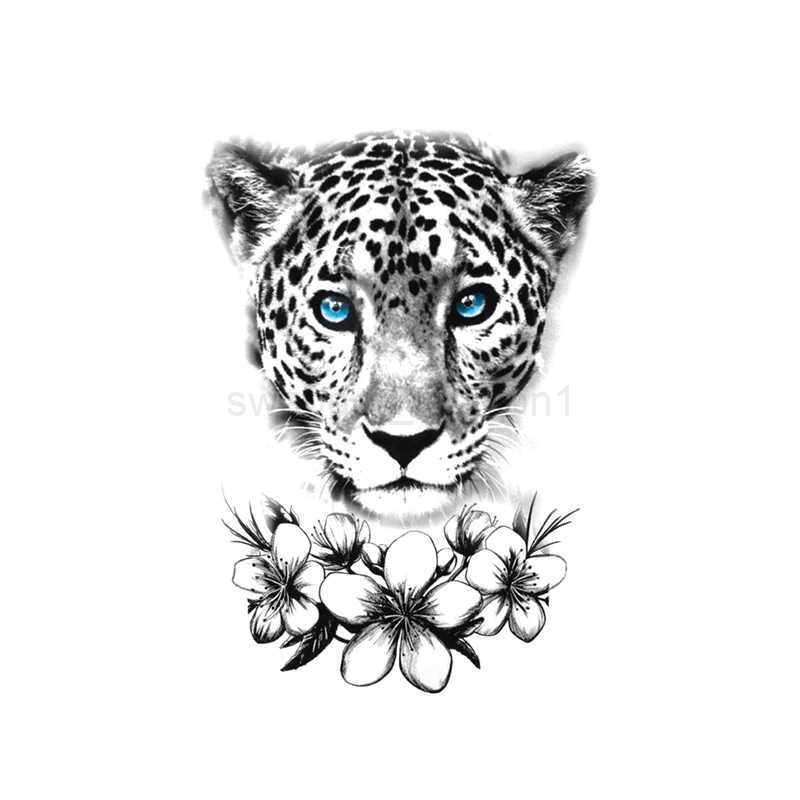 Tattoo Sticker Bird Wings Flower Plant Horse Carp Wolf Tatoo Temporary Waterproof Fake Tattoos for Women Men Makeup Body ArtB240713