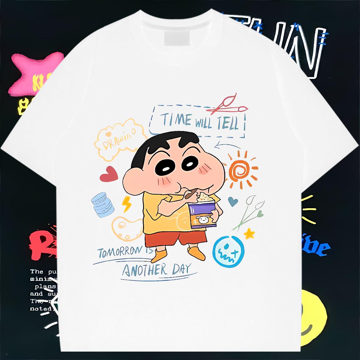 Brand T Shirts Men Plus Size Cartoon Casual Men Tees Crew Neck Cotton Comfortable