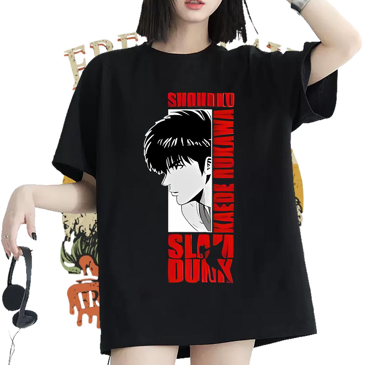 Fashion Casual Womens T Shirts Cotton Breathable Soft Cartoon Printing S-3XL Wear Sports Street Wear Loose Womens Tshirts