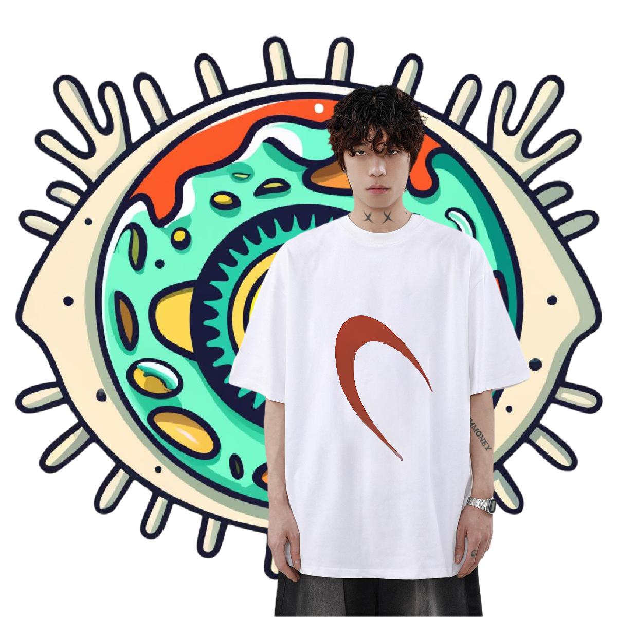 Stylist T Shirt For Man Skull Couples T Shirts Street Wear Cotton Breathable Short Sleeve Classic Tees