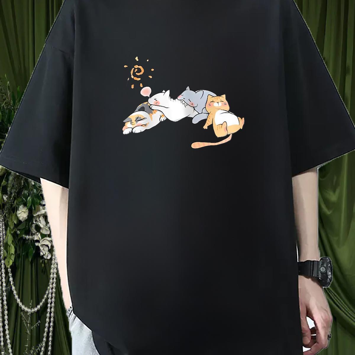 Soft Men Tops Tees Short Sleeve Cotton O-Neck Hip Hop Man T Shirts Black White Fashion Designer Tee Shirt