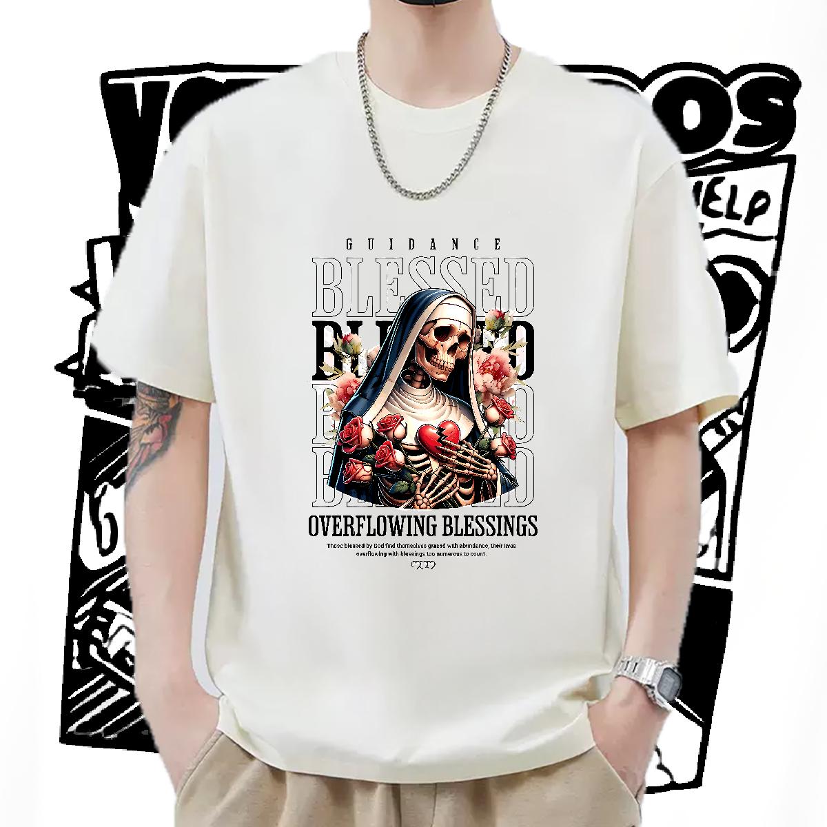 Brand T-Shirts for Men DIY Couples T Shirts Street Wear Breathable Short Sleeve Soft Tops Shirt