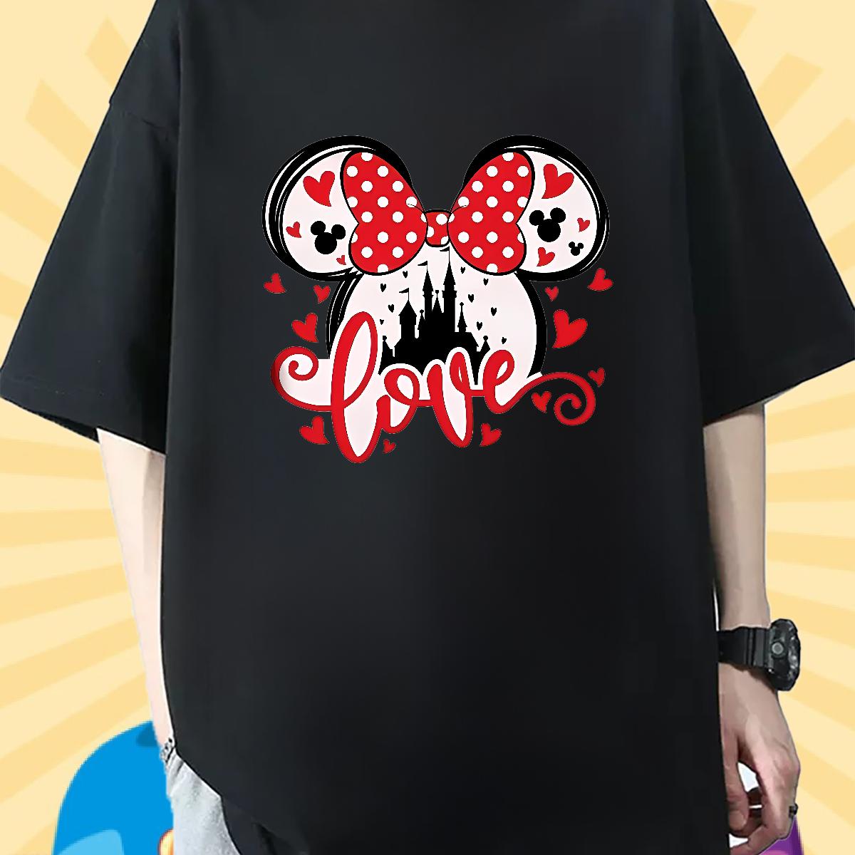 Classic Men T Shirts Cartoon Print Casual Men Clothes T-Shirt Cotton Breathable Unisex