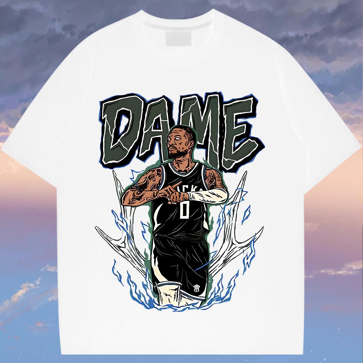 New T Shirt For Man DIY Printed Men Tees Street Casual Cotton O Neck Short Sleeves 5A Clothes