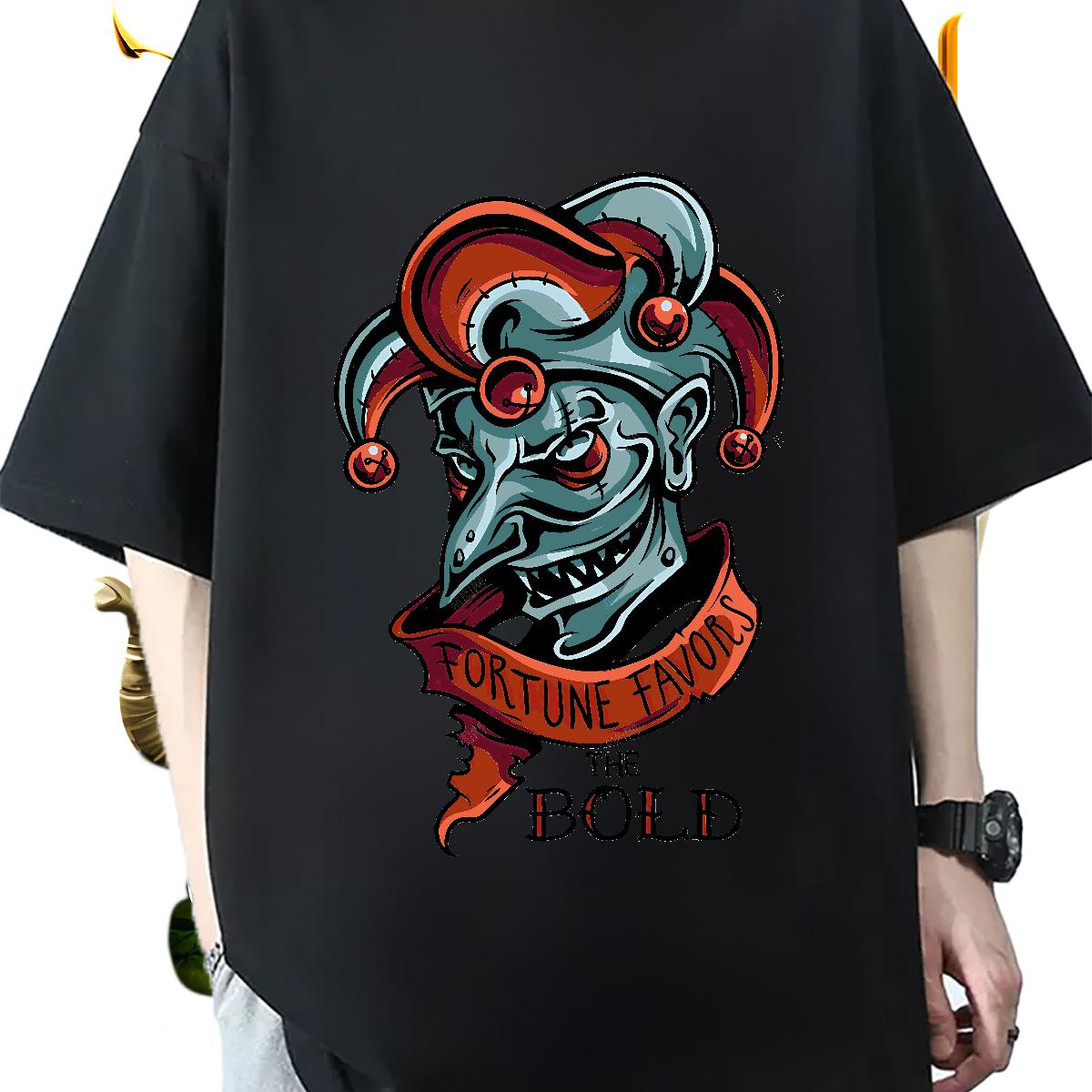 New Arrival T-Shirts DIY Anime Spring Summer Men Tees Breathable Short Sleeve Cool Design