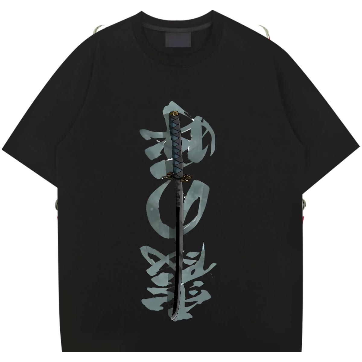 Cool Design Men Tshirts Breathable Short Sleeve Anime Printing Street T-Shirts for Men Plus Size Custom Classic Tees Shirts