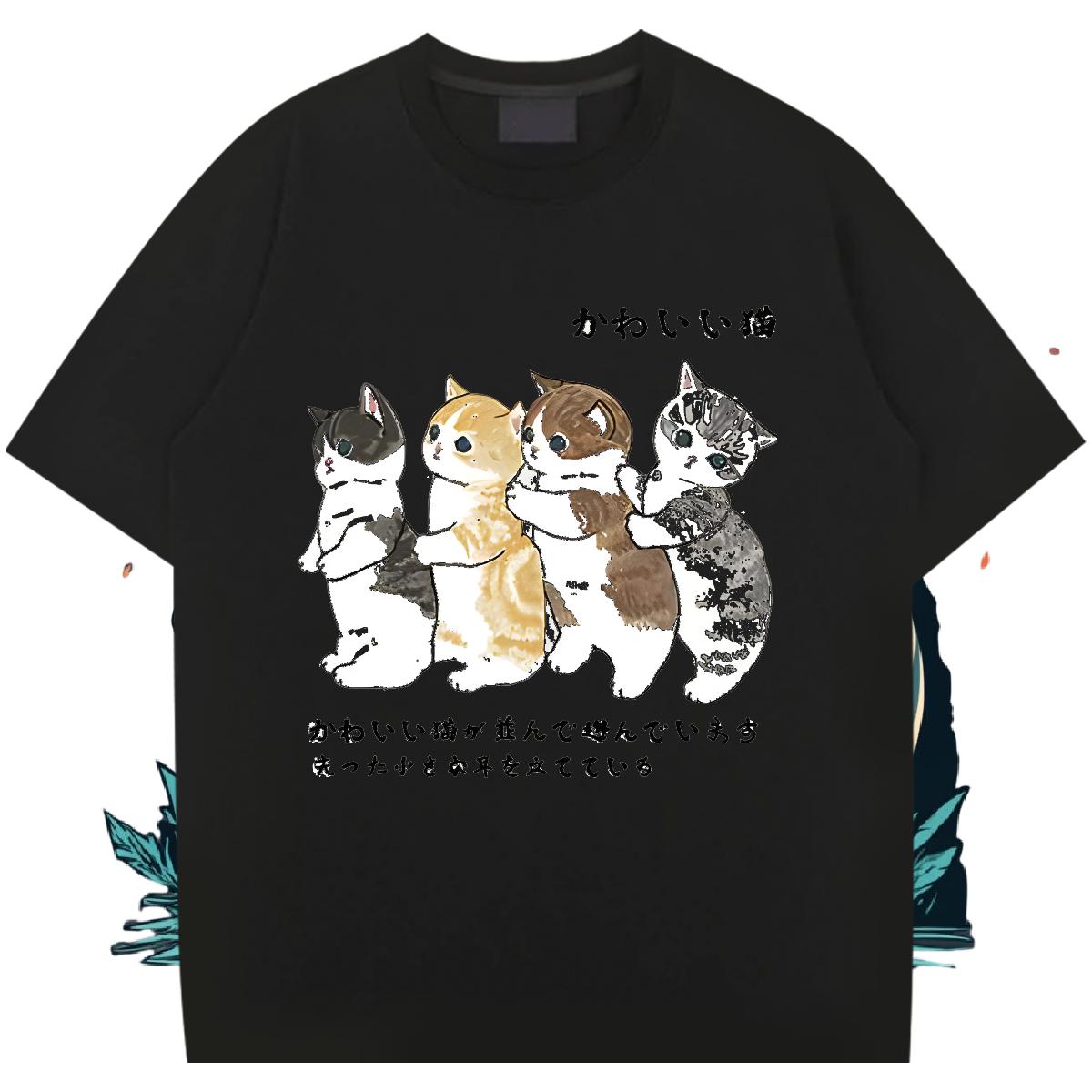 Wholesale Mens T Shirts Custom Print Plus Size Street Mens Tshirts Breathable Crew Neck Cotton High Quality