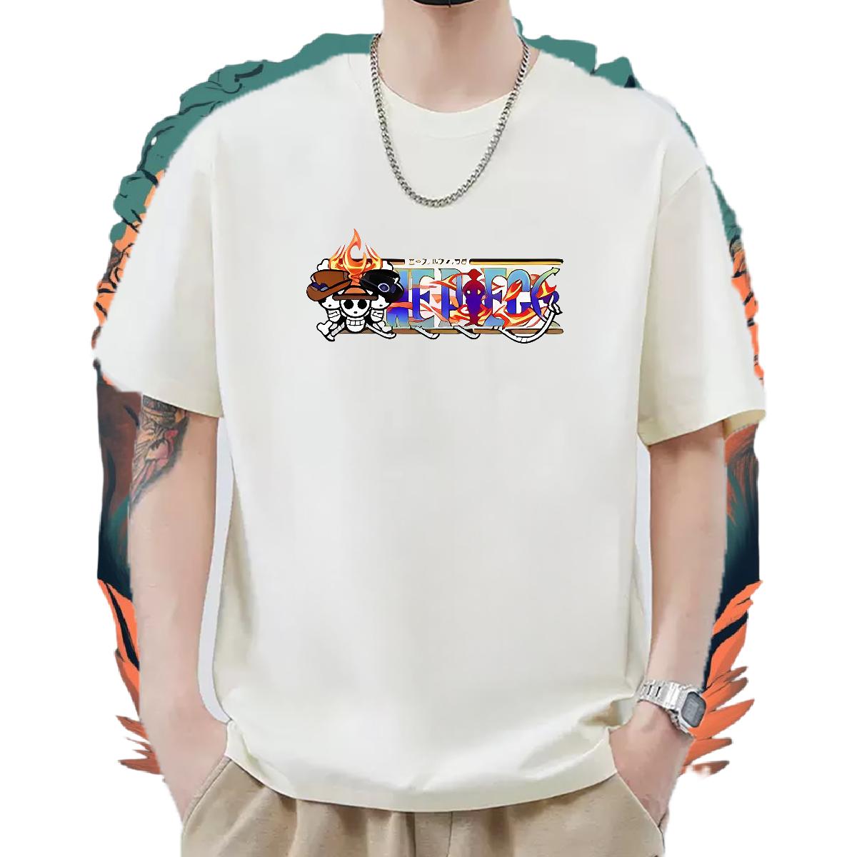 Fashion New T-Shirts Custom Printing Street Casual Men Tshirts Cotton O Neck Short Sleeves Wholesale