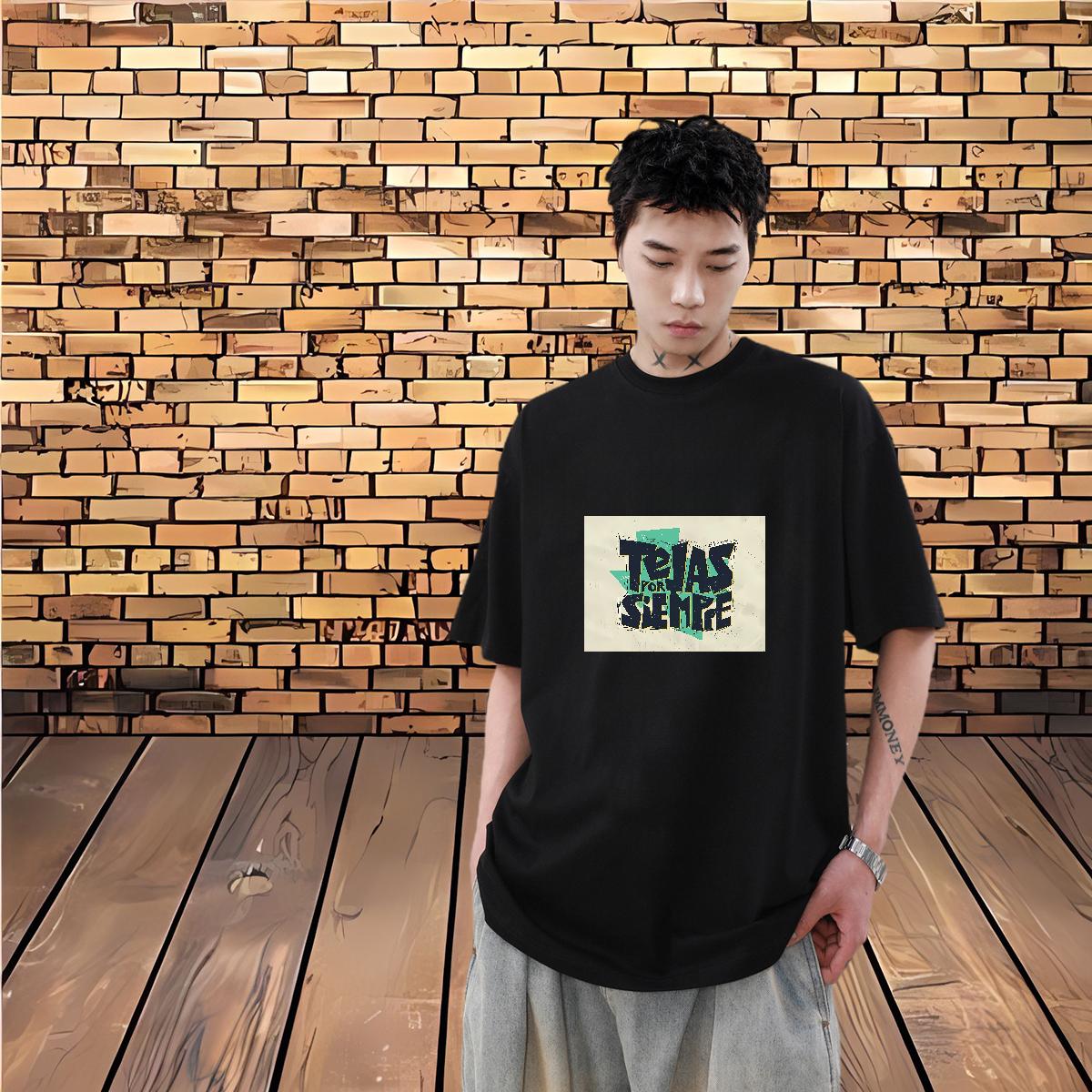 Loose T shirt Daily Wear Breathable Short Sleeve Tshirt for Man Woman New Designer Custom Print Oversized Tops Shirt