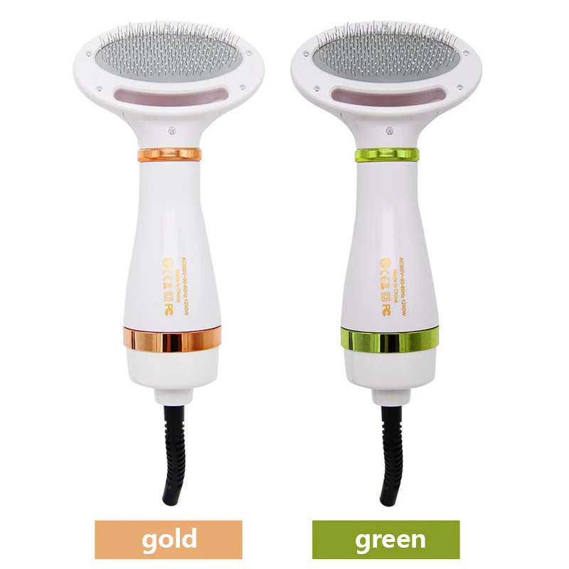 Two-in-one Pet Hot Air Comb Dryer For Blowing And Cleaning Cats And Dogs Pet Hair Dryer Comb Pet Brush Comb