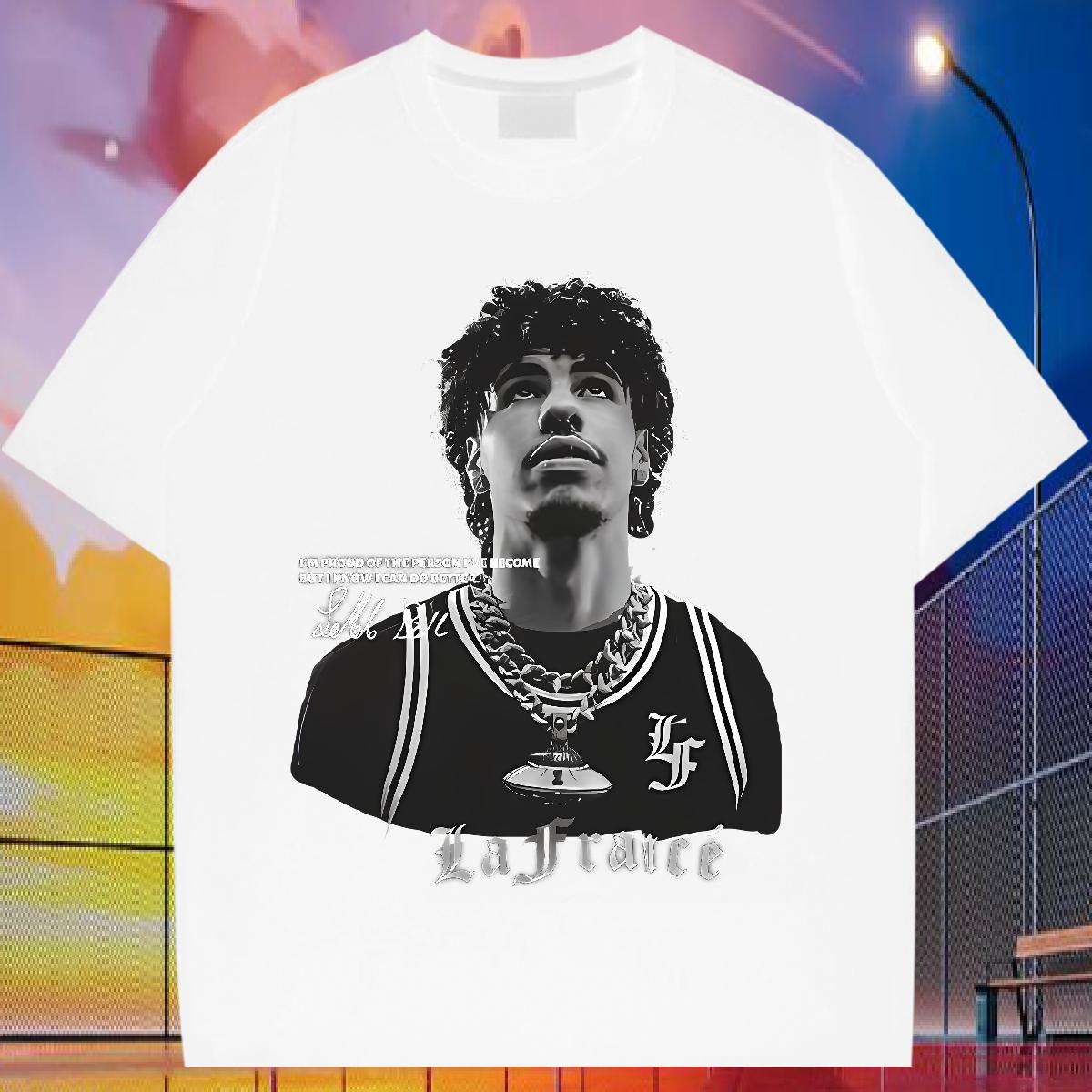 Designer Men T Shirts Cartoon Printing S-3XL Men Tops Tees Street Short Sleeve Cotton O-Neck High Quality Tshirts