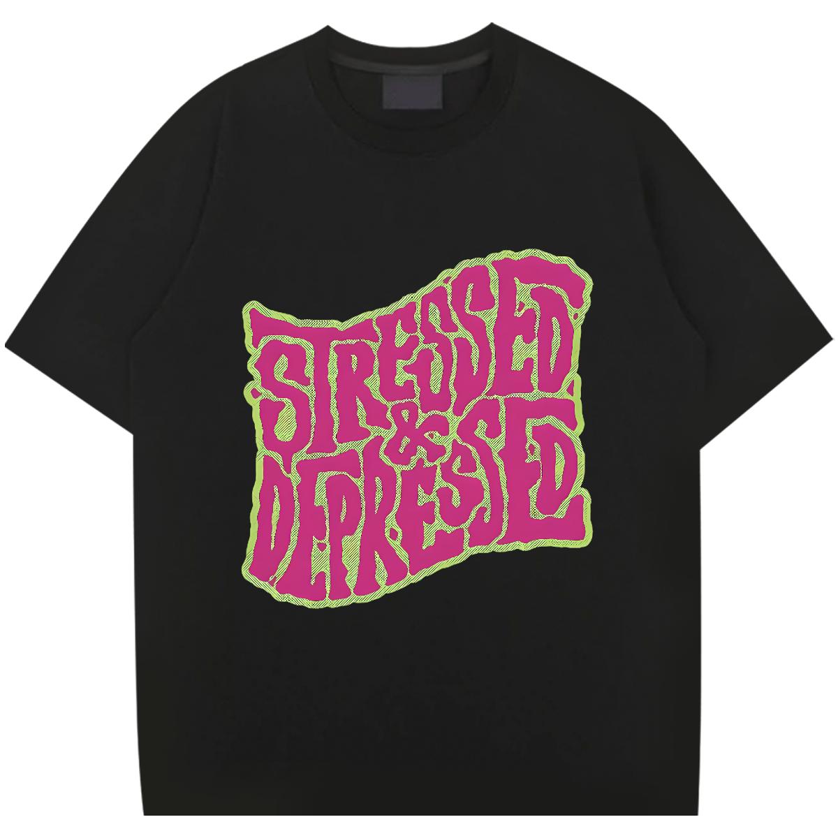 Soft Tshirts 180g Cotton Hip Hop Street T-Shirts for Men Black White New Designer Clothes