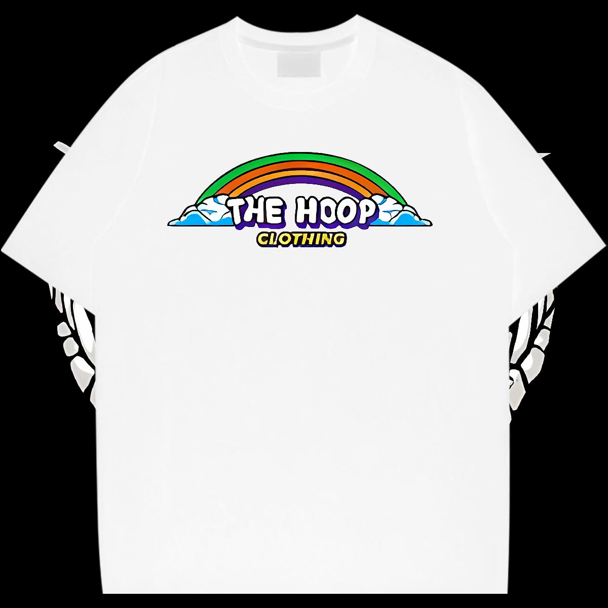 Factory Direct T-Shirts for Men White Plus Size Anime Printing Street Tshirt for Man Woman O-Neck Short Sleeve Cotton High Quality