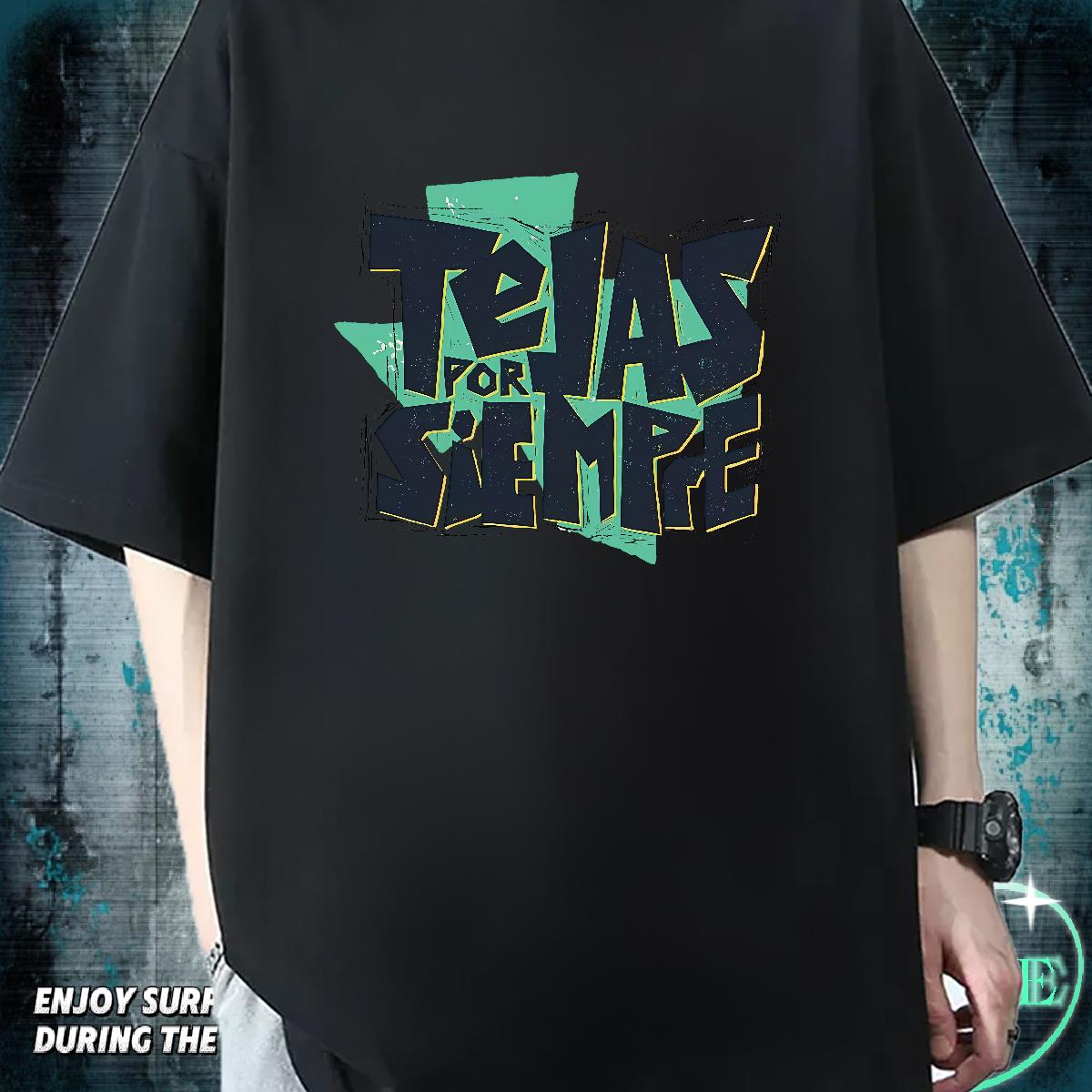 Designer Man T Shirts Custom Print Oversized Outdoor Men Clothes T-Shirt Crew Neck Cotton Cool Design