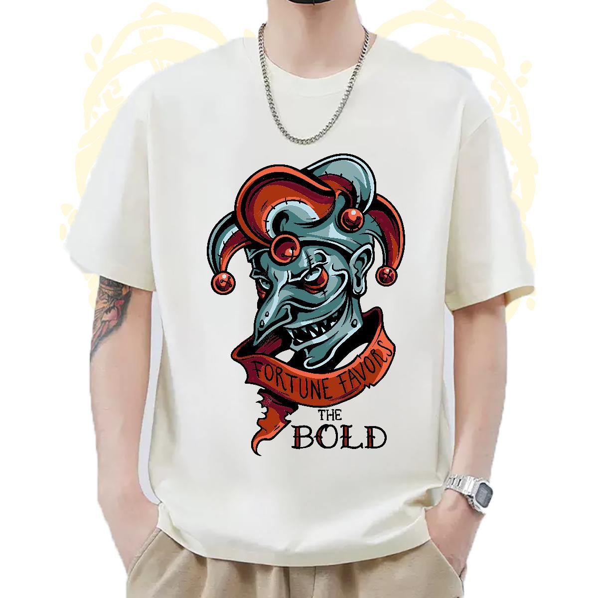 2024 DIY T Shirt For Man DIY Printed Daily Outfit Men Tops Tees Crew Neck Cotton Cool Design