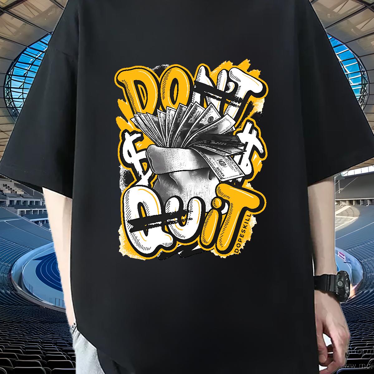 DIY T Shirt For Man Customized Print Men Tshirts Daily Wear Cotton Breathable Short Sleeve Loose Fit Clothes