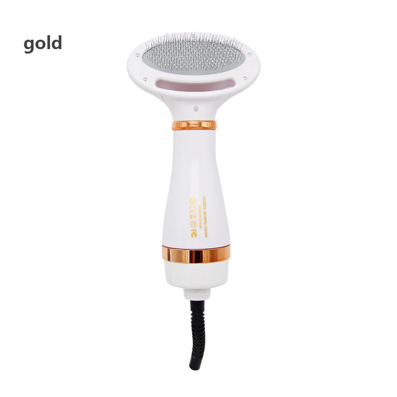 Two-in-one Pet Hot Air Comb Dryer For Blowing And Cleaning Cats And Dogs Pet Hair Dryer Comb Pet Brush Comb