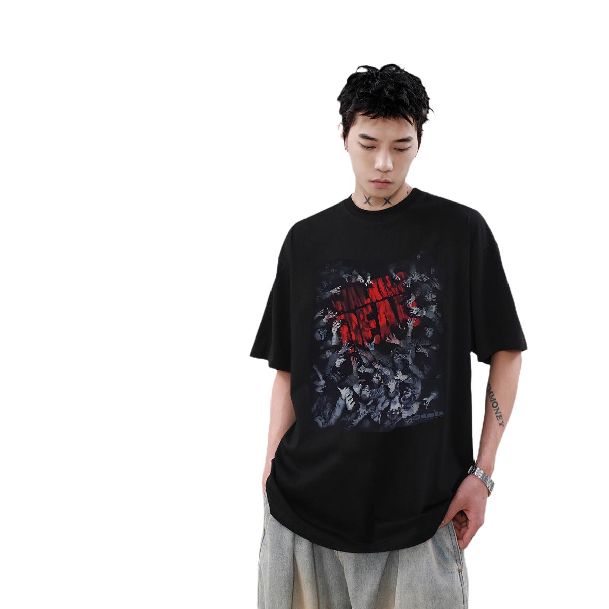 Factory Direct T Shirts Men Oversized Beach Couples T Shirts Round Neck Short Sleeve Soft