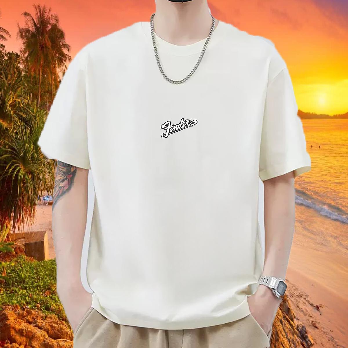 Wholesale T Shirt For Man DIY Printed Street Casual Mens Tshirts Breathable Crew Neck 5A