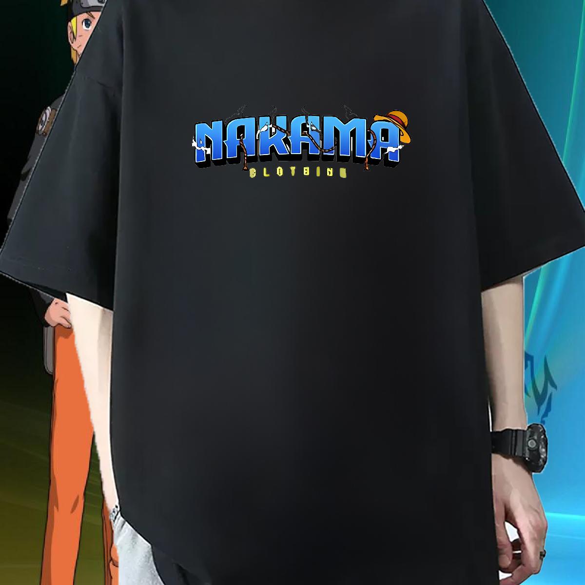 Unisex Men Tees Cotton Breathable Soft Street Casual T shirt Custom Anime DIY Clothes