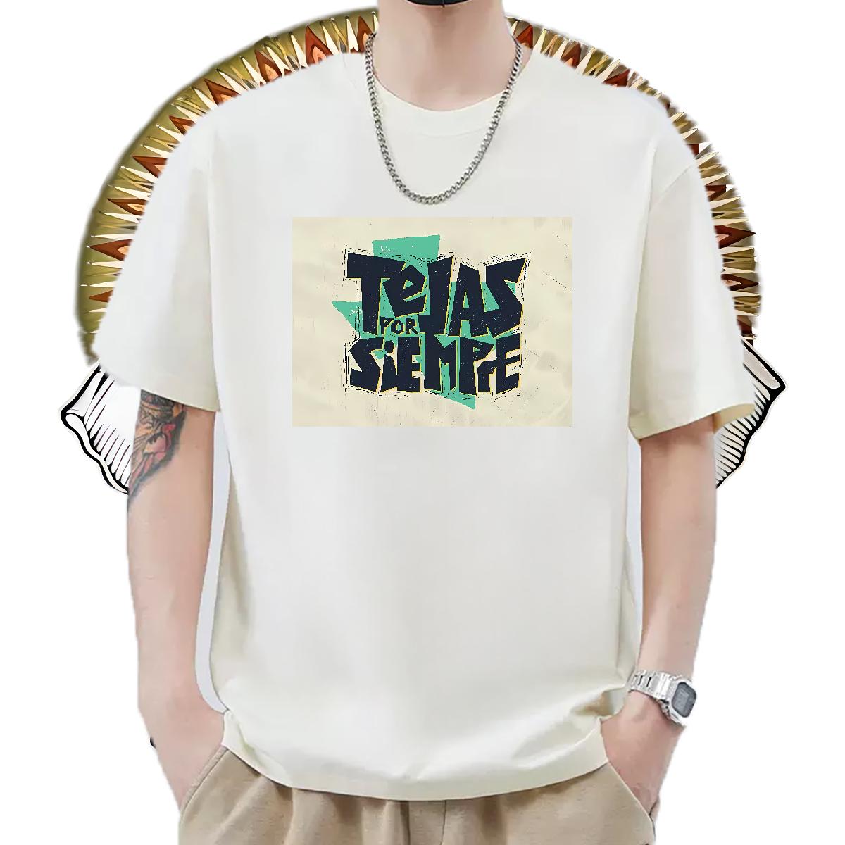 Cool T Shirts Men Home Outdoor Cotton Breathable Men Clothes T-Shirt DIY Asian Size Polos