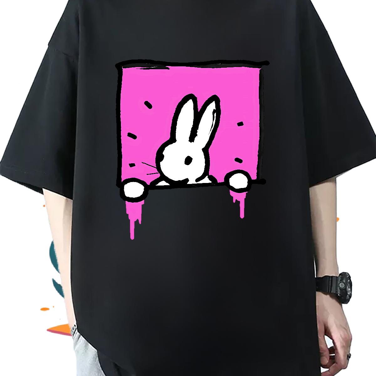 Loose Fit T Shirt For Man Outdoor Short sleeve Cotton Soft Men Clothes T-Shirt Classic Plus Size Cartoon Clothings