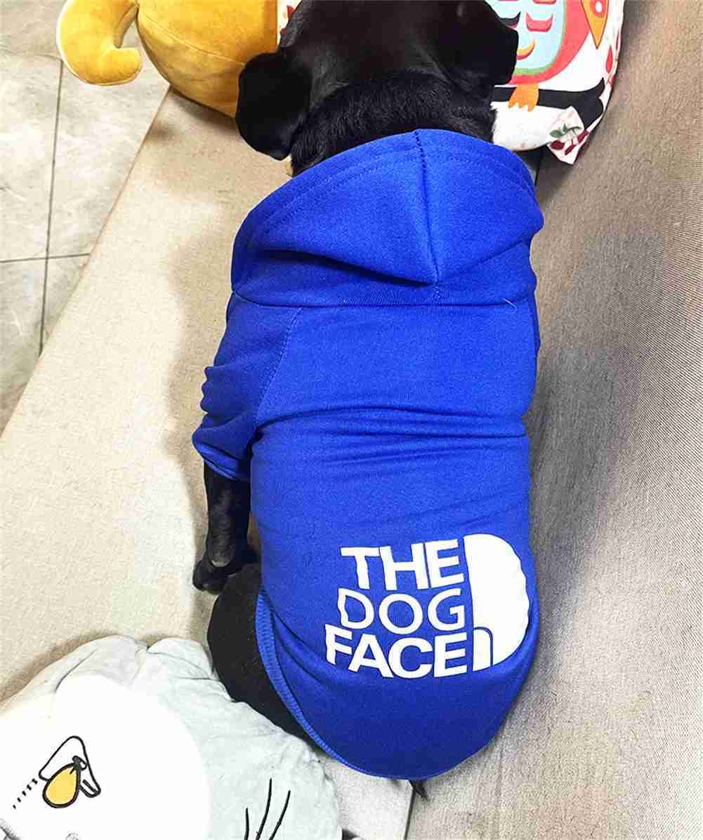 Autumn Winter Pet Clothes Fleece Thicken Pullover Small Medium Large Dog Hoodies Warm Dogs Jacket Coat Outdoor Puppy Casual WearM240713