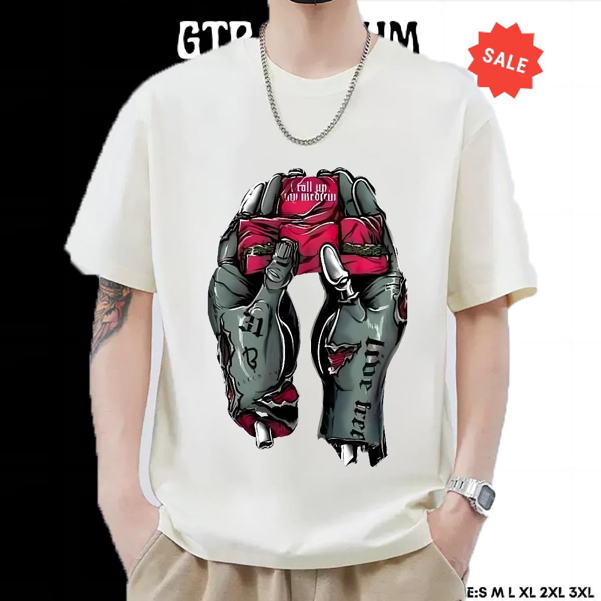 Wholesale T Shirt For Man Street Casual Breathable Crew Neck Mens Tshirts Designer Customized Clothes