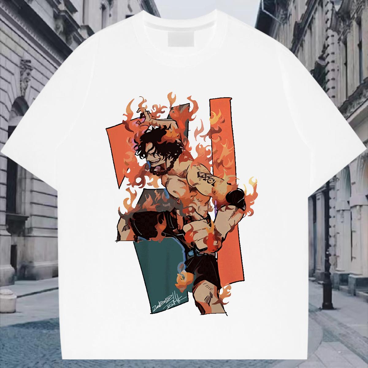 Comfortable T Shirt For Man Hip Hop Street Short sleeve Cotton Soft Men Clothes T-Shirt Casual New Custom Cartoon Tee Shirt