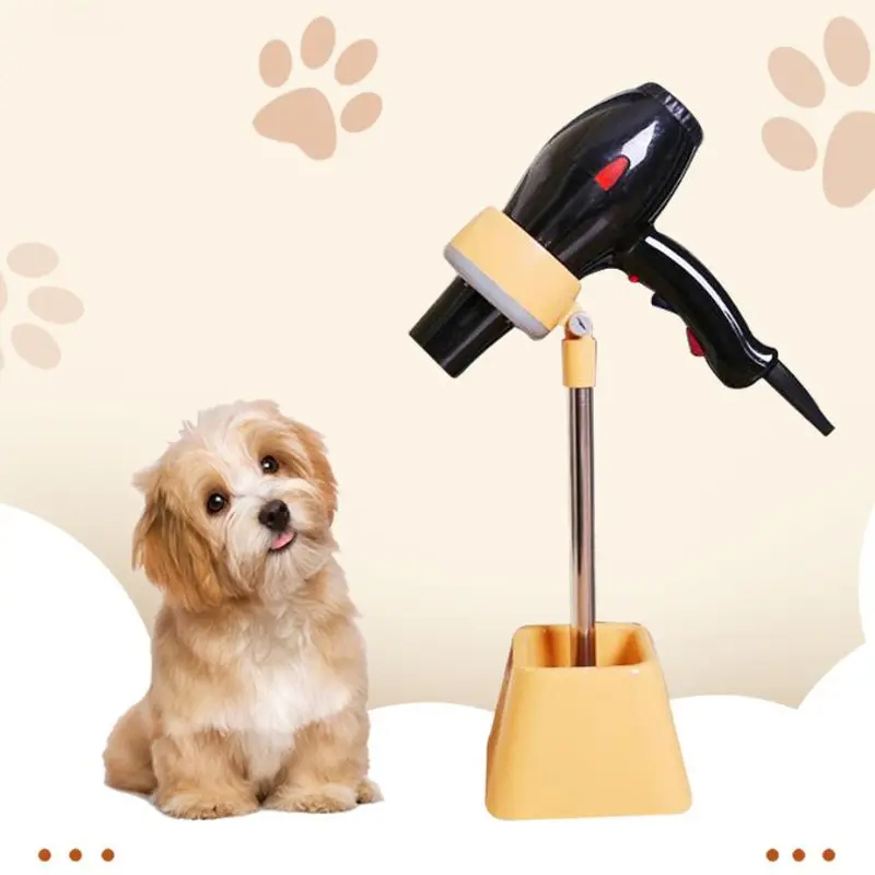 Pet Hair Dryer Bracket 180 Degree Rotatable Dog for Cat Grooming Brush Holder St