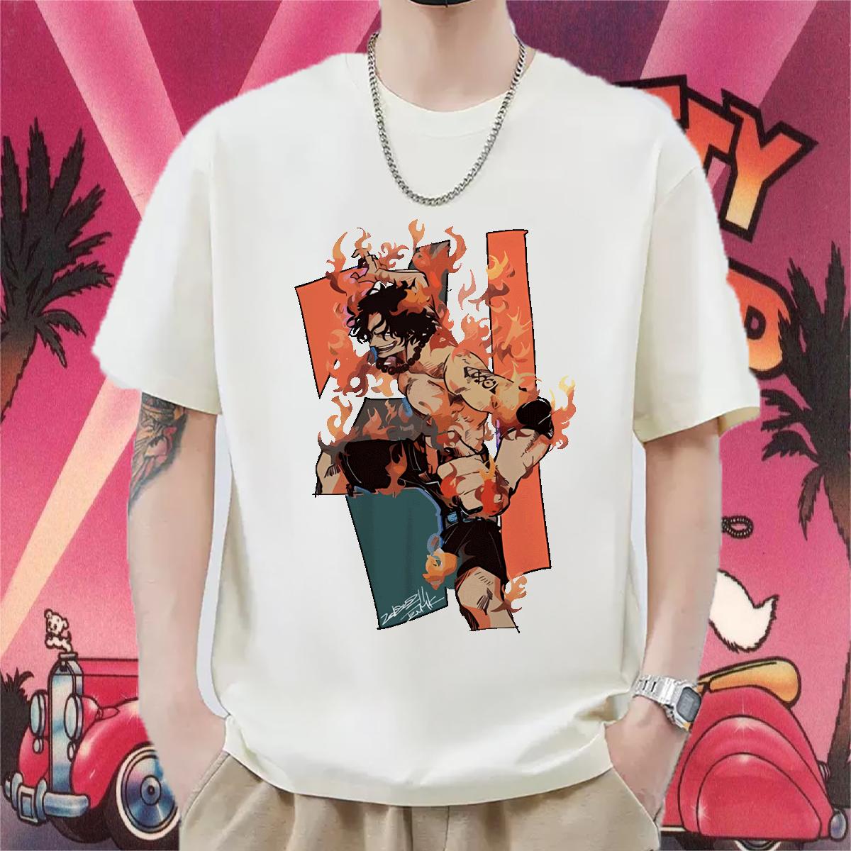 Classic Mens T Shirts Spring Summer O-Neck Short Sleeve Cotton Men Tees 2024 New Floral Print Tee Shirt