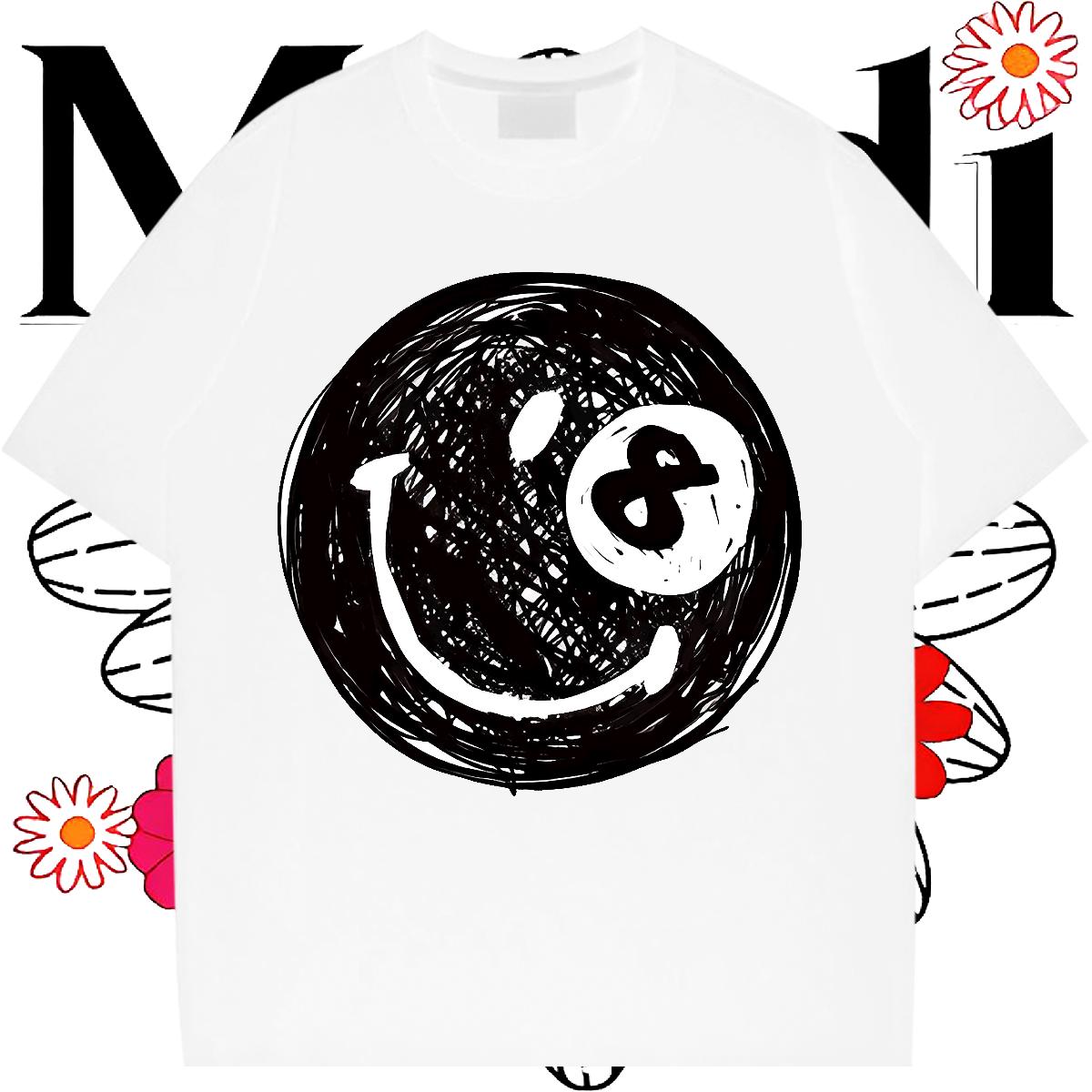 2024 Designer T shirt Custom Anime Tshirts Street Cotton O Neck Short Sleeves Unisex Clothes