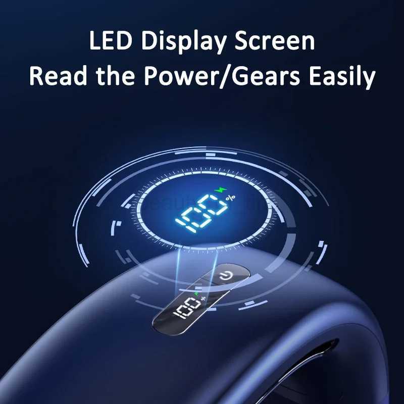 2024 New Portable Air Conditioner Bladeless Neck Fan Mute Portable Fan Air Cooler with LED Digital Display Ultra Long EnduranceCL240712