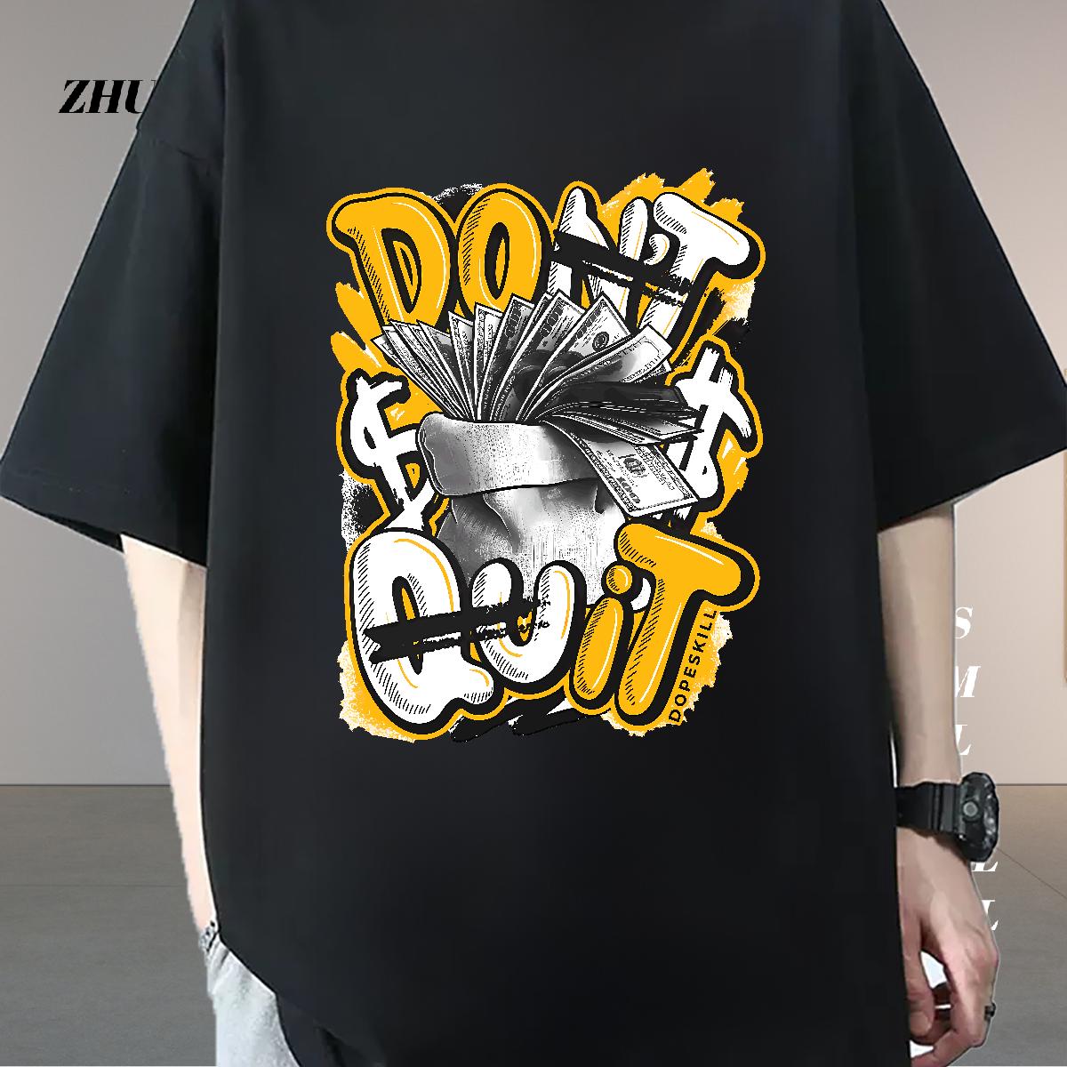 5A Mens Tshirts Short sleeve Cotton Soft Daily Outfit T-Shirts Custom Printed DIY Clothings