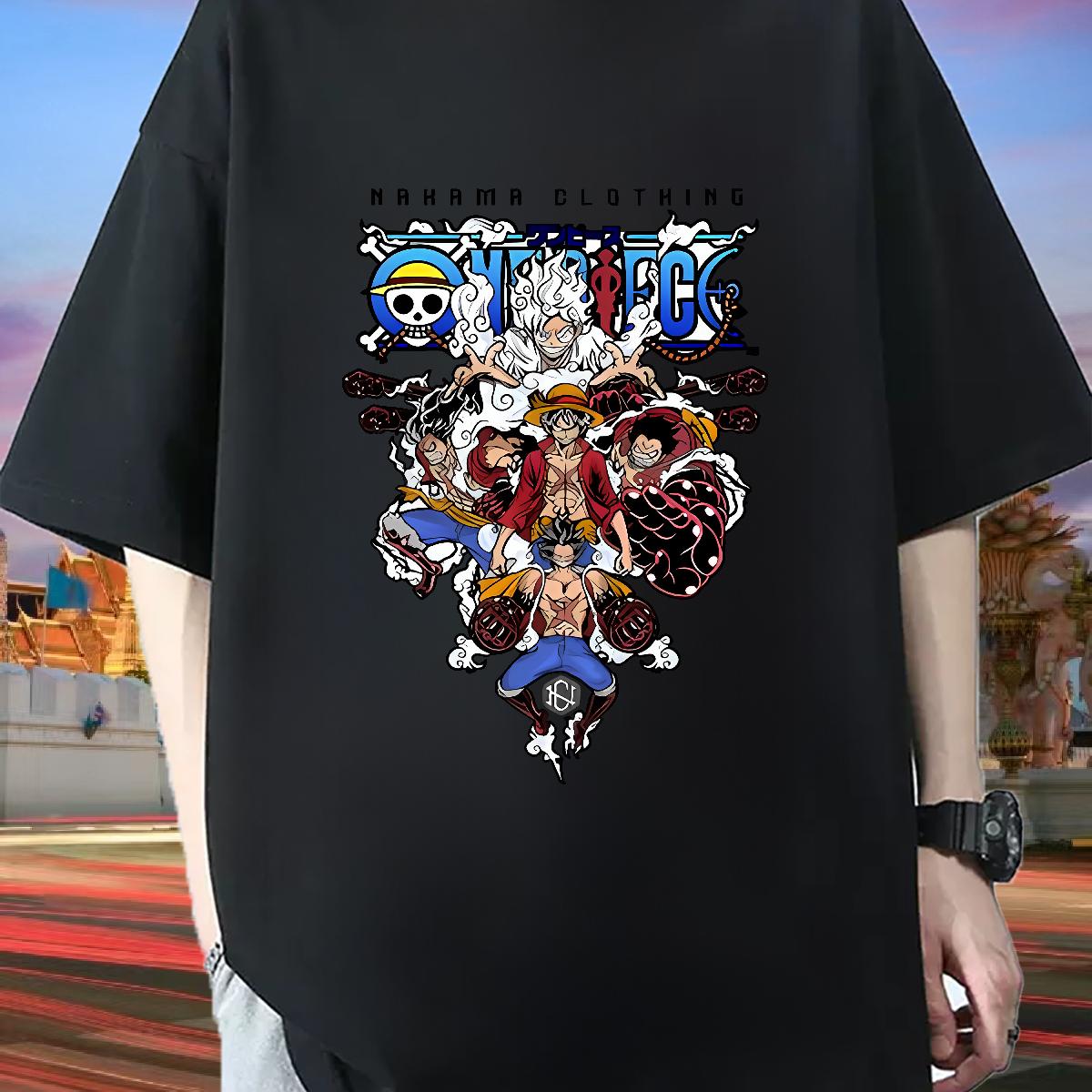 2024 New T shirt Plus Size Cartoon Sports Casual Men Tops Tees Round Neck Short Sleeve Comfortable