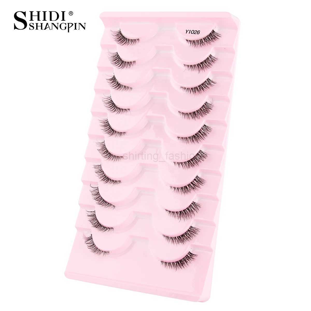 Half Lashes Mink Eyelashes Natural Soft Cat Eye False Eyelashes Long Wispy 3D Mink Lashes Makeup Eyelash Extension Fake LashesCL240713