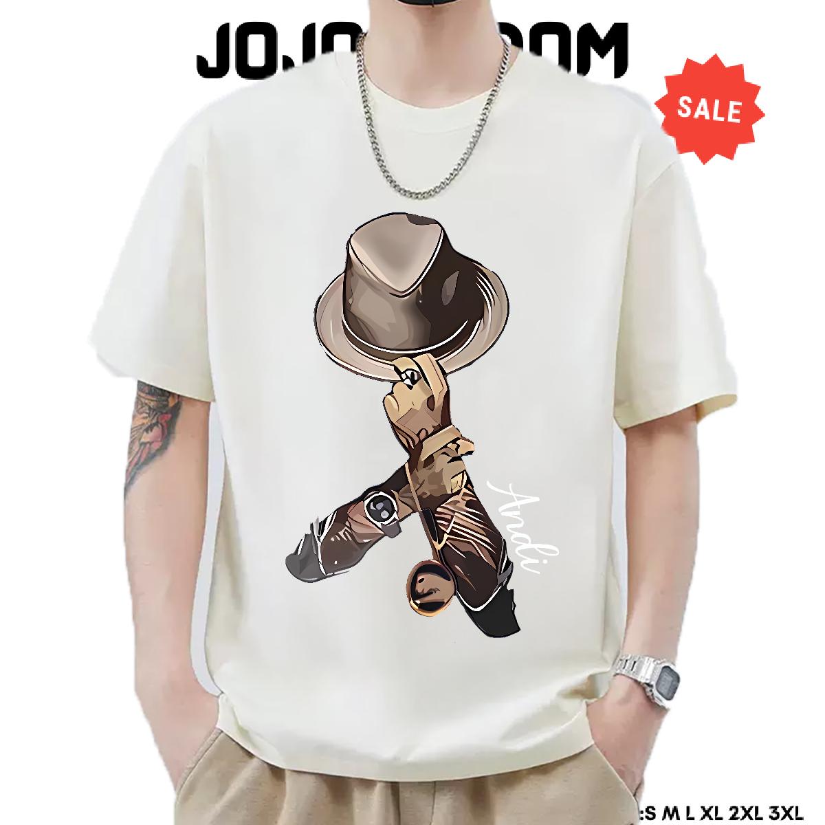 DIY Customized Men T Shirts Custom Anime Beach Men Clothes T-Shirt Breathable Crew Neck Cotton Comfortable