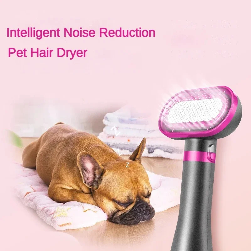 Pet Hair Dryer Soft Combing Integrated Small and Medium-sized Cat and Dog Hair Dryer Dog and Cat Blow Drying Silent Hair Drying