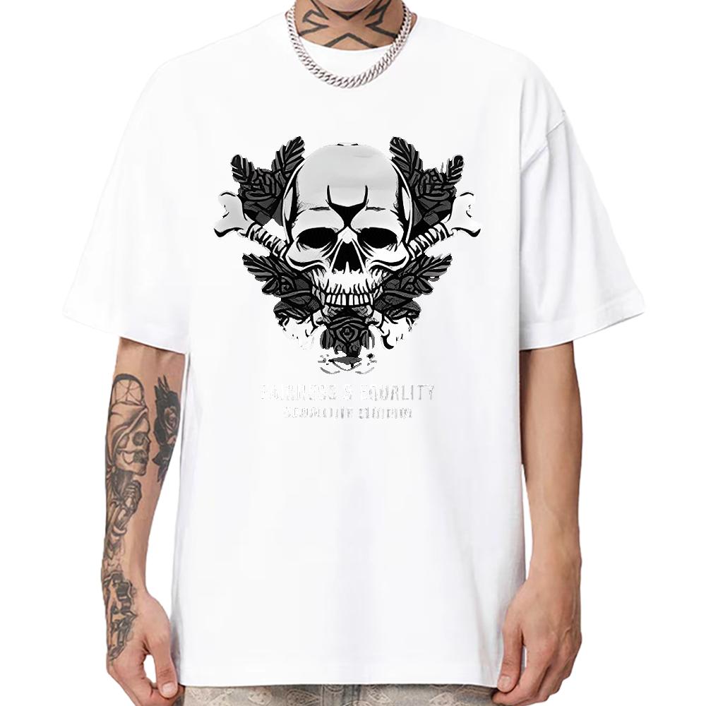 New Designer T Shirts Men DIY Anime Outdoor Men Tops Tees Cotton Breathable Cool Design