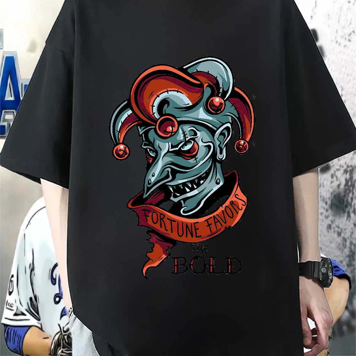 2024 New Mens T Shirts DIY Logo Men Tees Anime Printing Street Cotton O Neck Short Sleeves Comfortable Tees Shirts