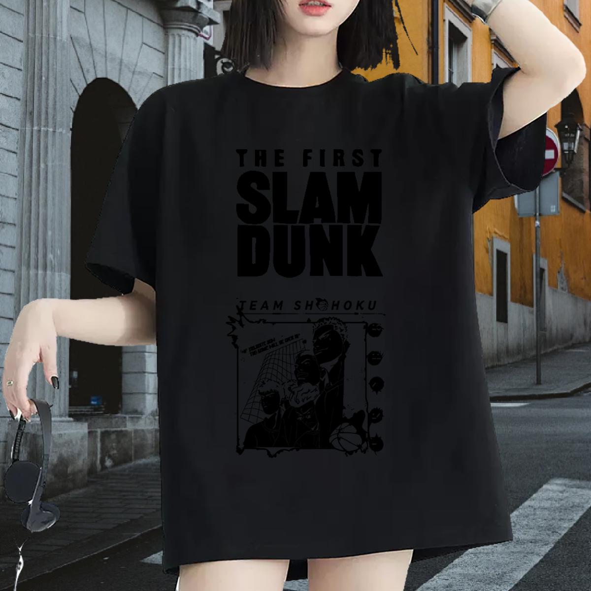 Fashion T Shirts Women O-Neck Short Sleeve Cotton Anime Oversized Tops Sports Casual Wholesale Tshirt for Man Woman