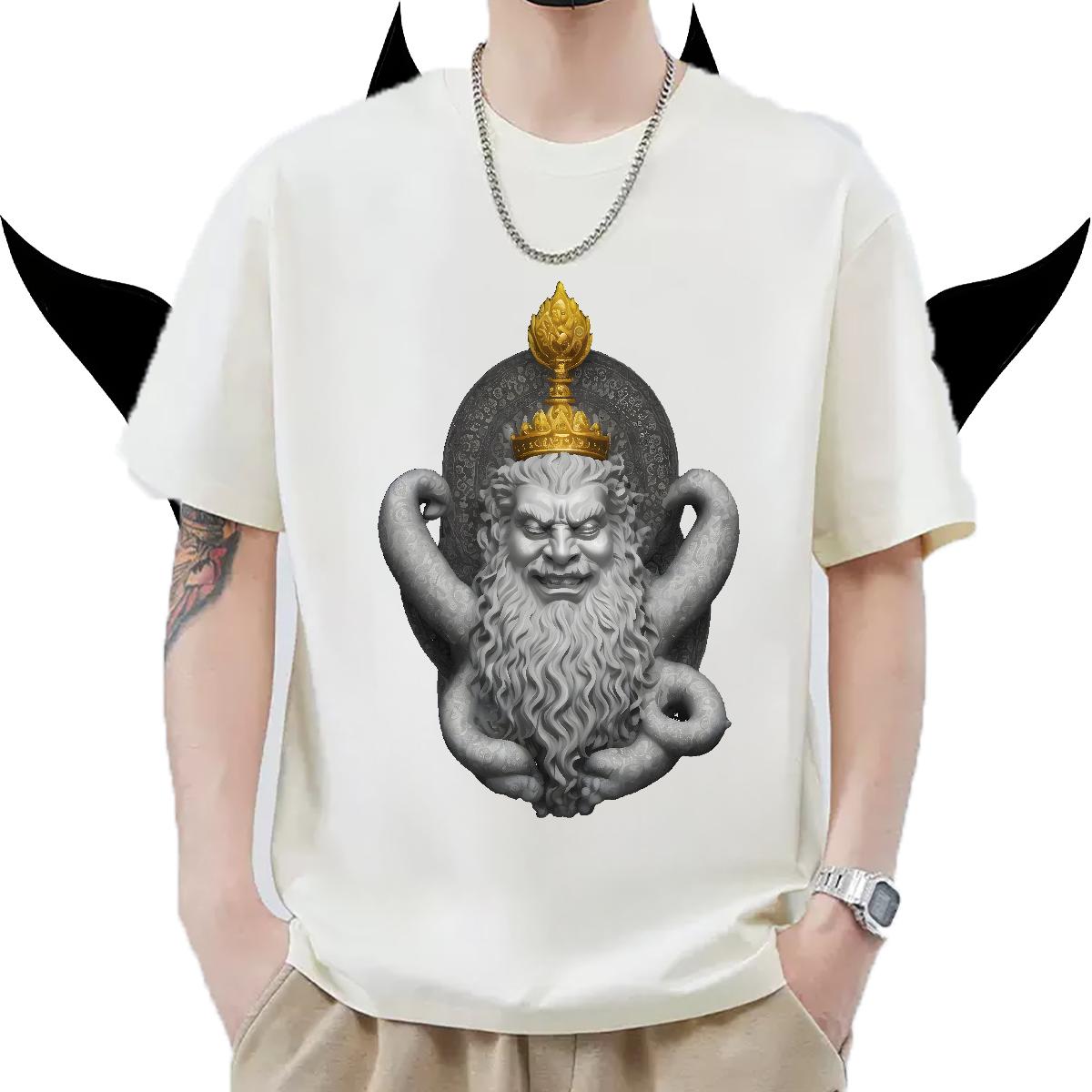 New Designer Mens T Shirts Cartoon Print Sport Men Tshirts Cotton O Neck Short Sleeves Popular